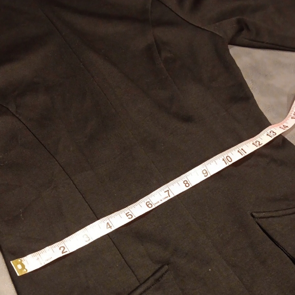 NWT! Black Bell Sleeve Asymmetrical Cocktail Dress - Picture 13 of 13